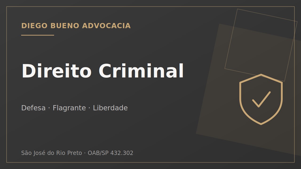 Advogado criminal em São José do Rio Preto
