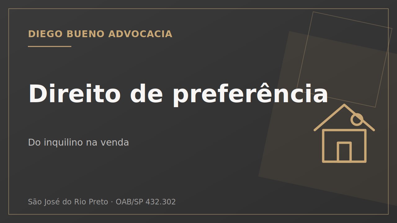 Direito de preferência do inquilino: o que você precisa saber