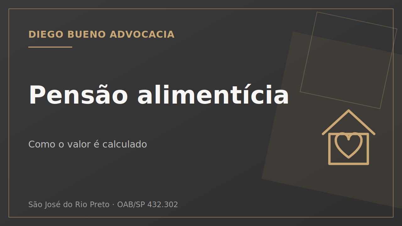 Pensão alimentícia: como o valor é calculado?